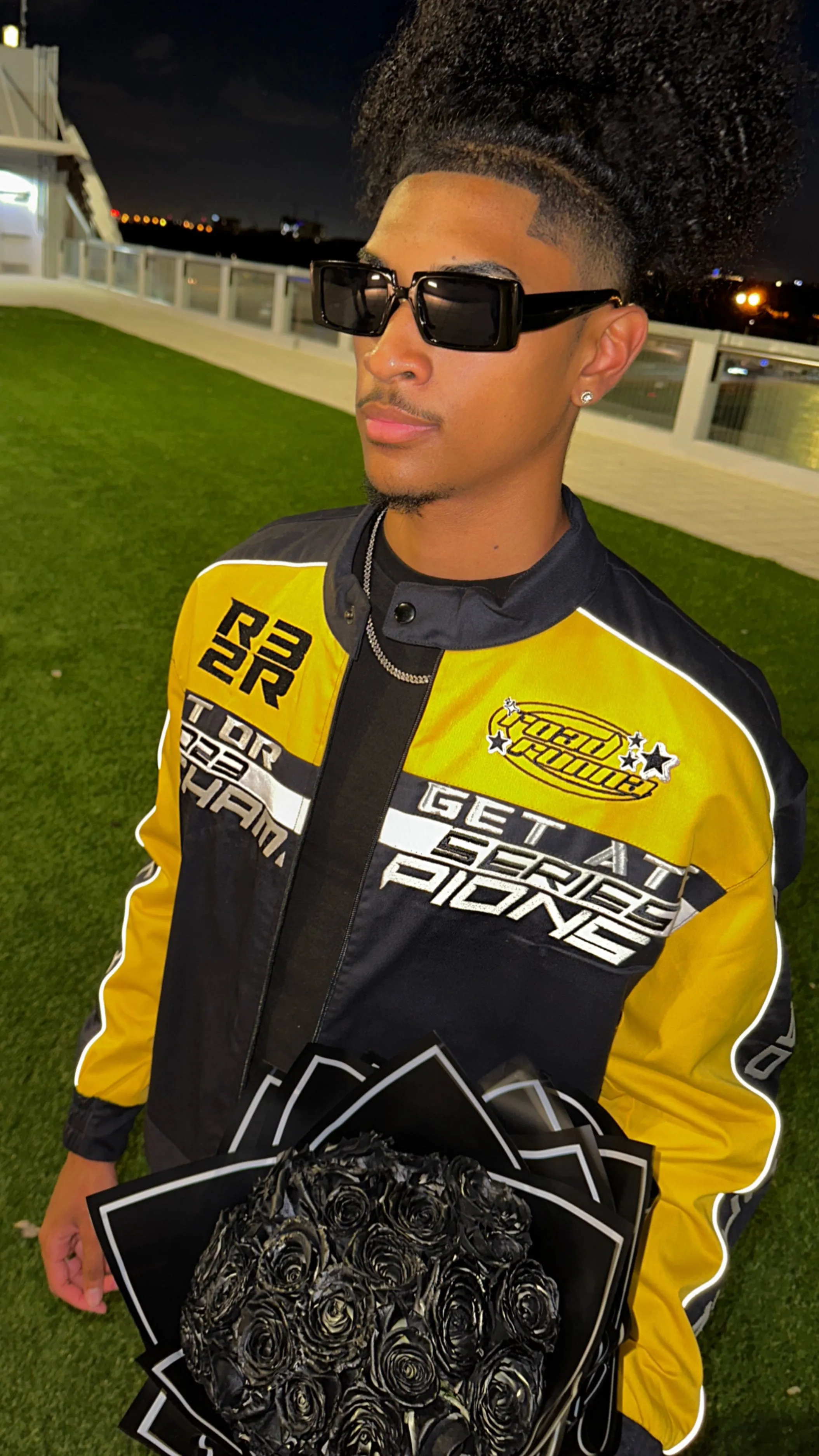 Moto Jacket (Yellow/Black)
