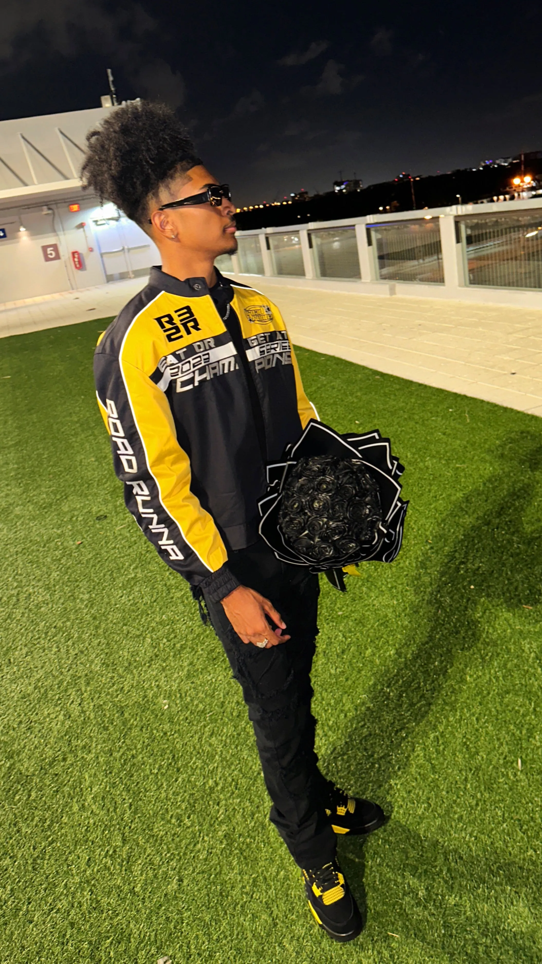 Moto Jacket (Yellow/Black)