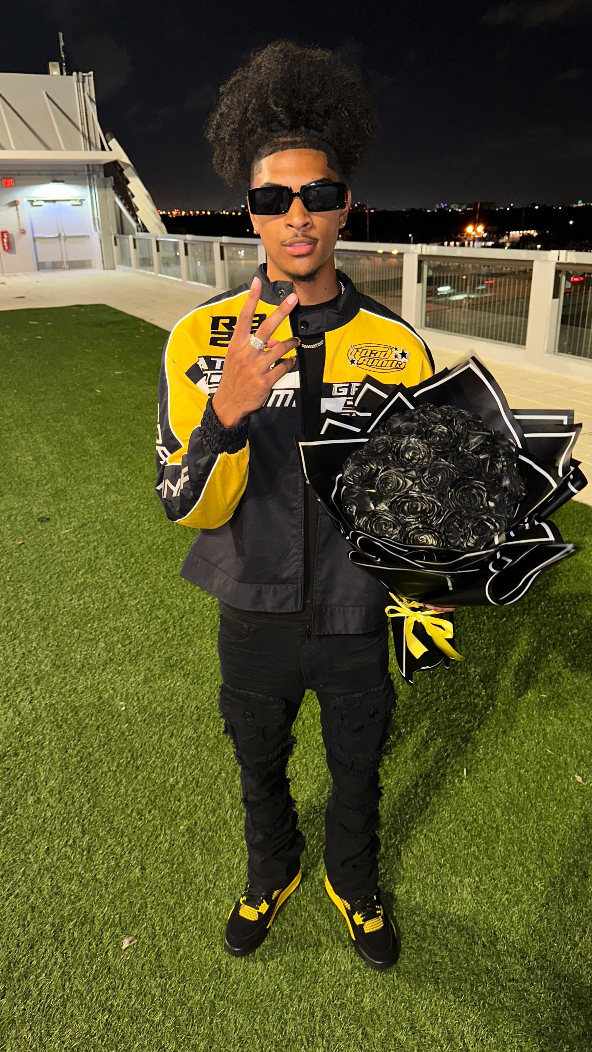 Moto Jacket (Yellow/Black)