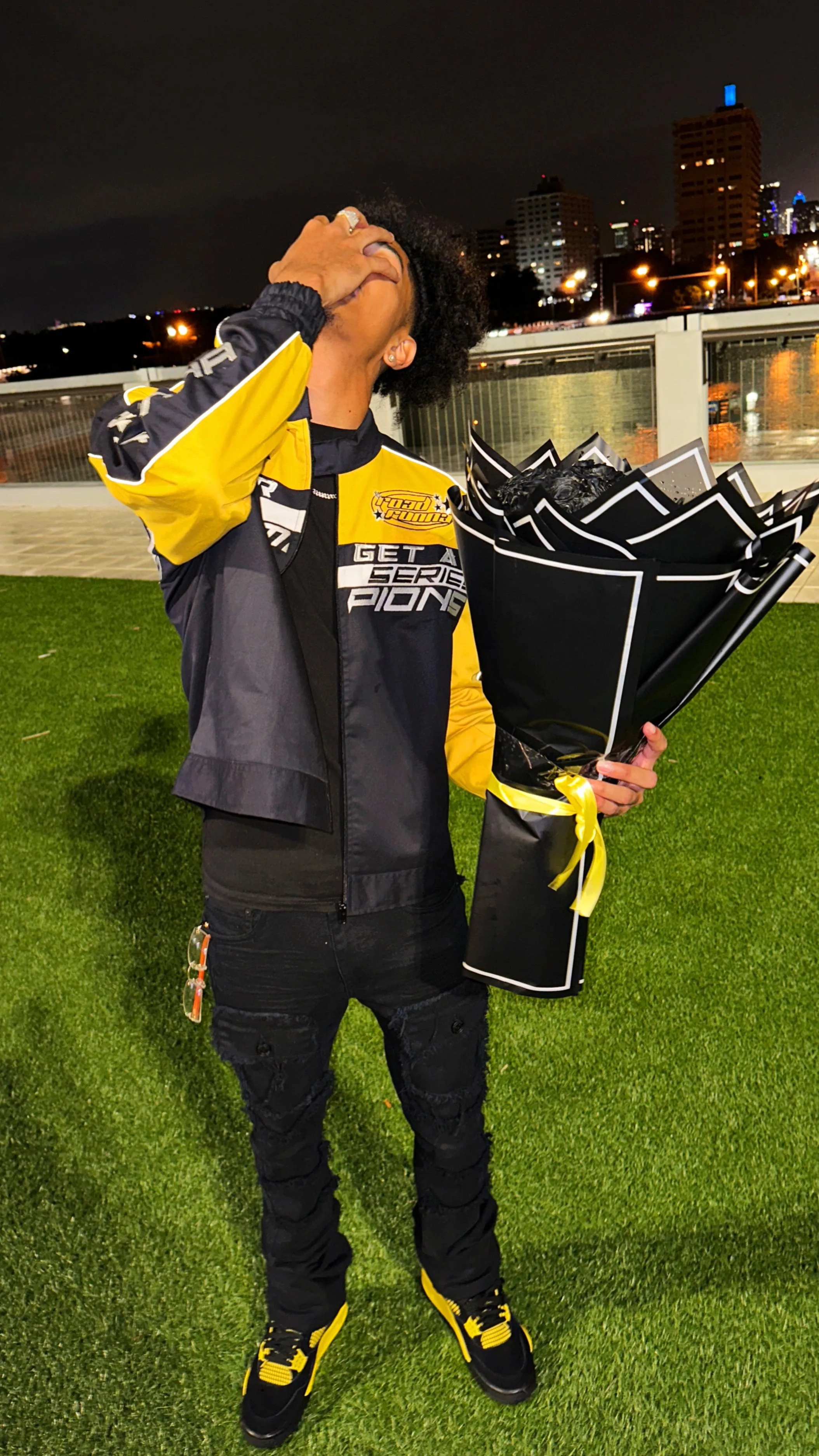 Moto Jacket (Yellow/Black)