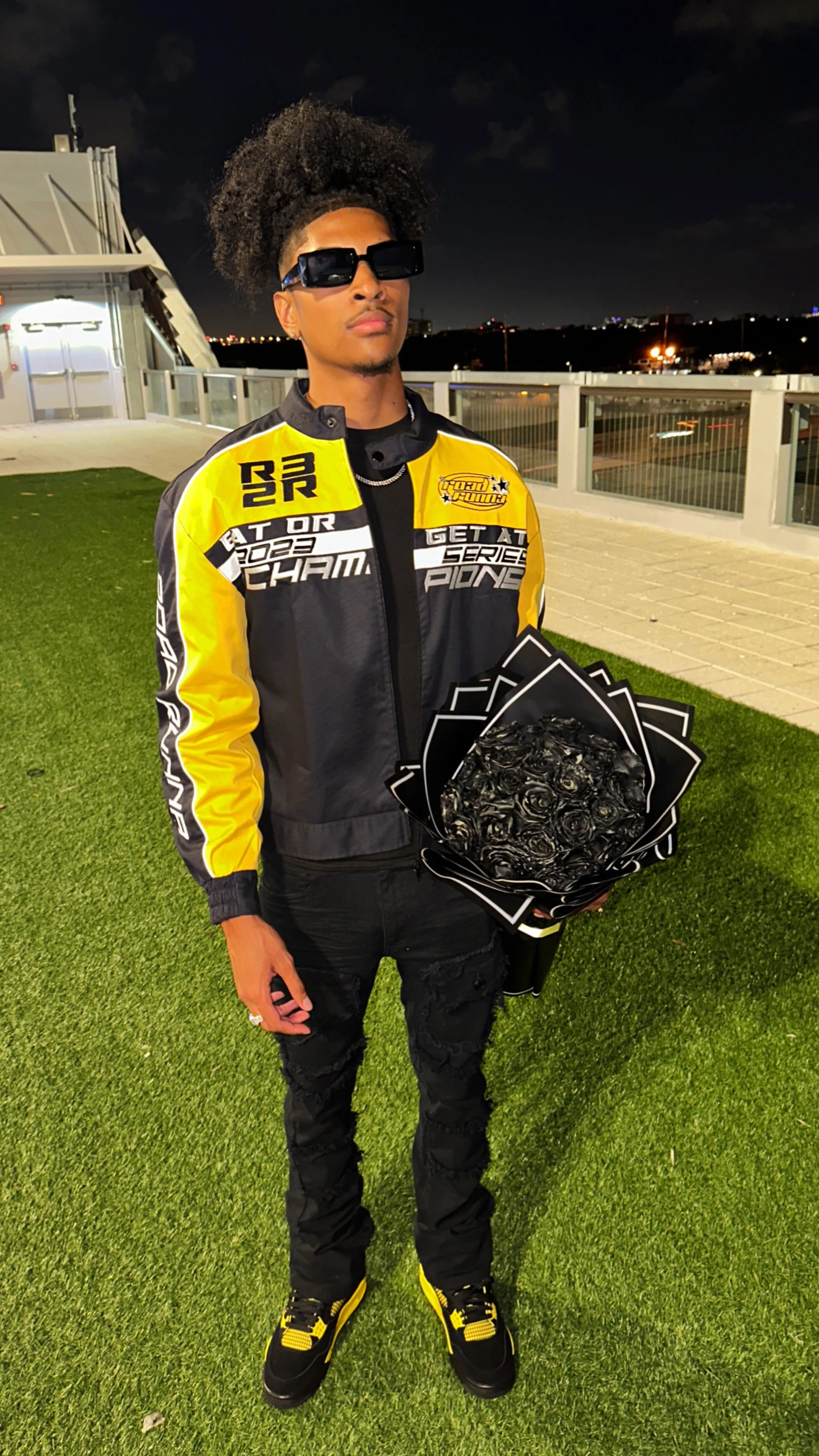 Moto Jacket (Yellow/Black)