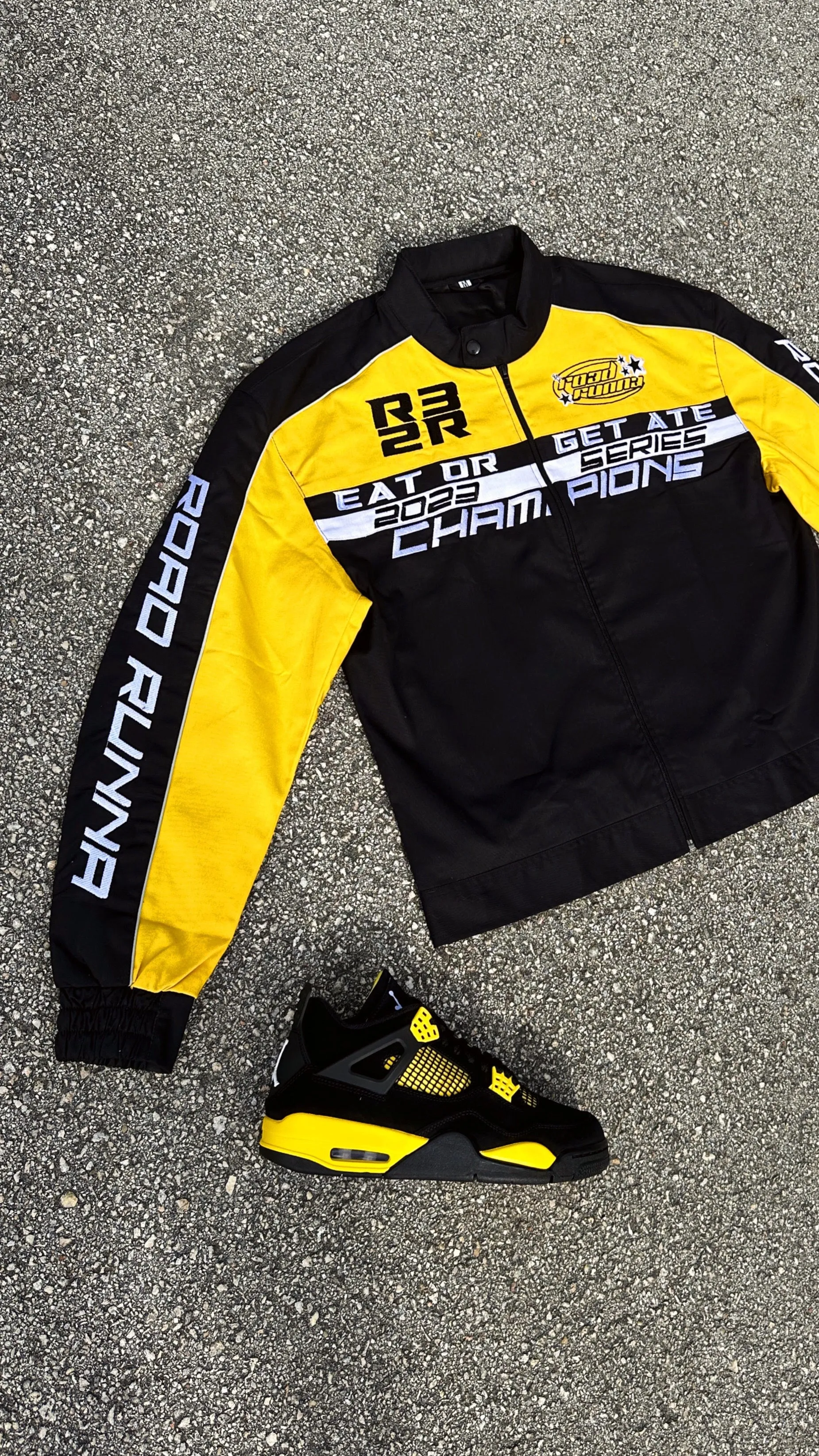 Moto Jacket (Yellow/Black)