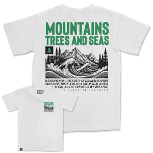 Mountains Trees and Seas Oversized Vintage Tee