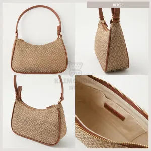 MOUSSY Monogram Mini Hobo Bag