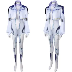 Mv Rivals Dagger Cosplay Costume Woman White Jumpsuit Halloween Carnival Suit