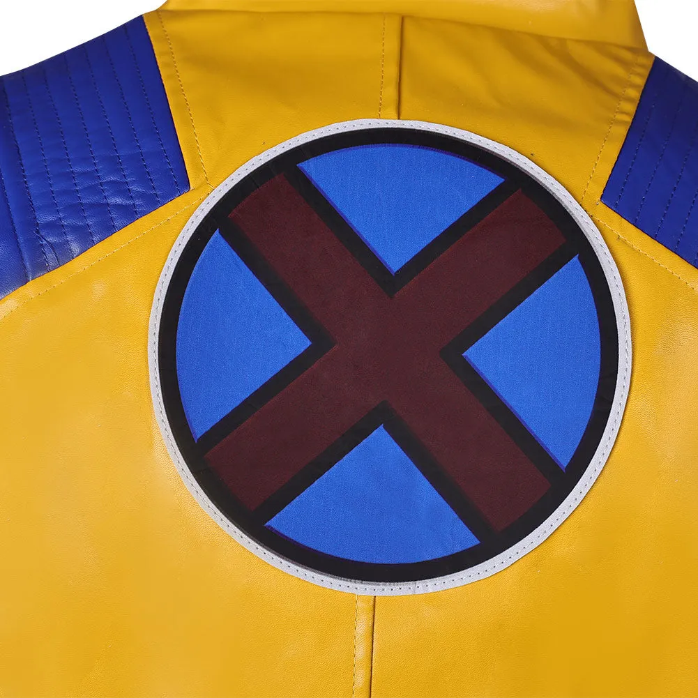 Mv Rivals Logan Cosplay Costume Wolverine Man Yellow Loose Coat Halloween Carnival Suit