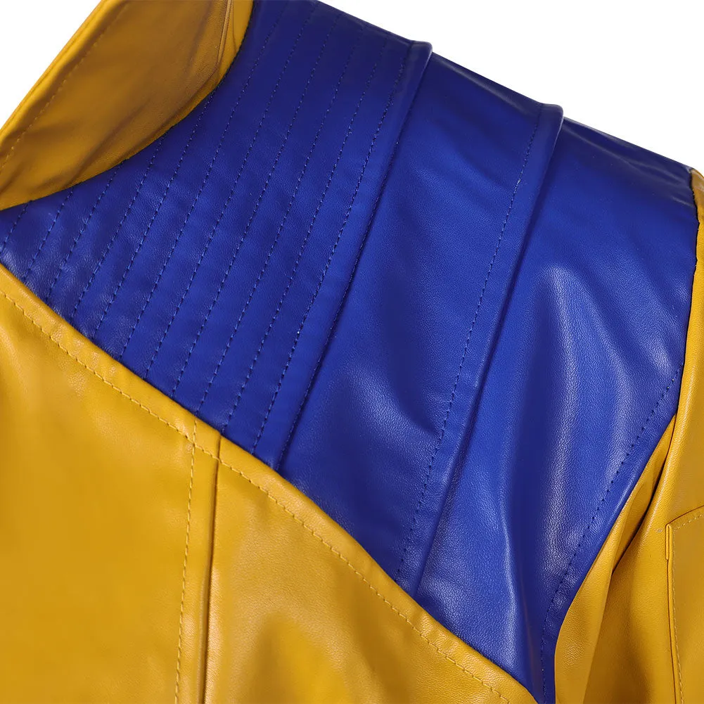 Mv Rivals Logan Cosplay Costume Wolverine Man Yellow Loose Coat Halloween Carnival Suit
