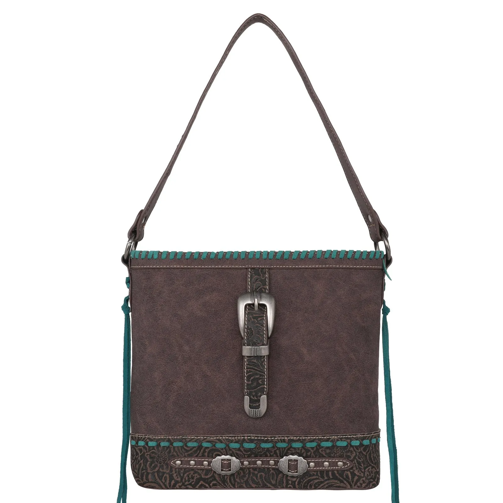 MW1205G-918 Montana West Tooled Collection Concealed Carry Hobo