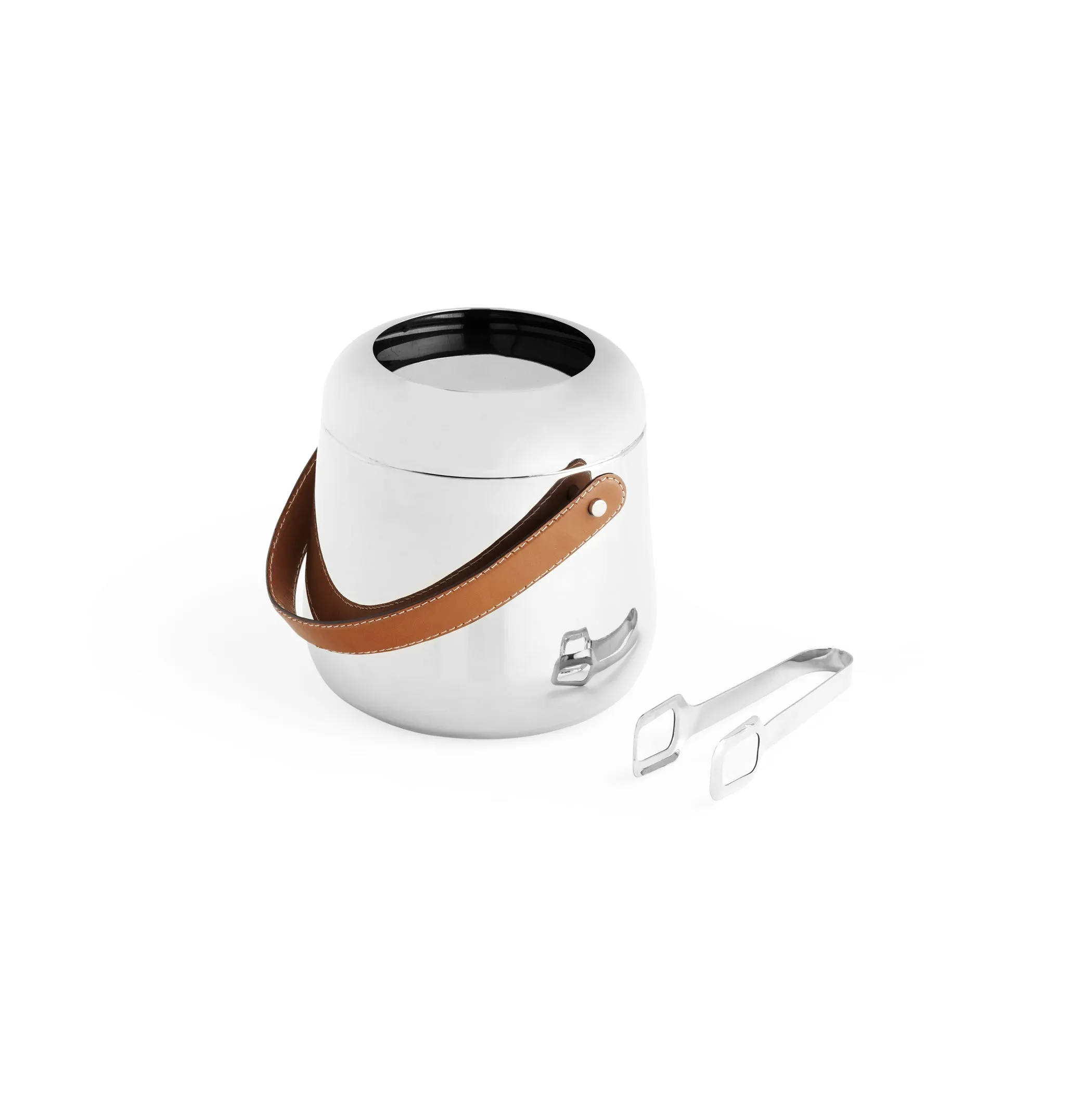 Nambe’ Tahoe Ice Bucket with Tongs