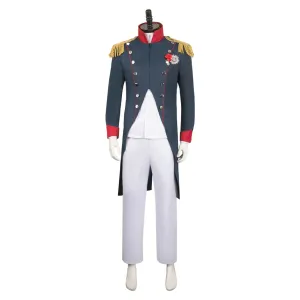 Napoleon Cyan Suit Cosplay Costume Outfits Halloween Carnival Suit