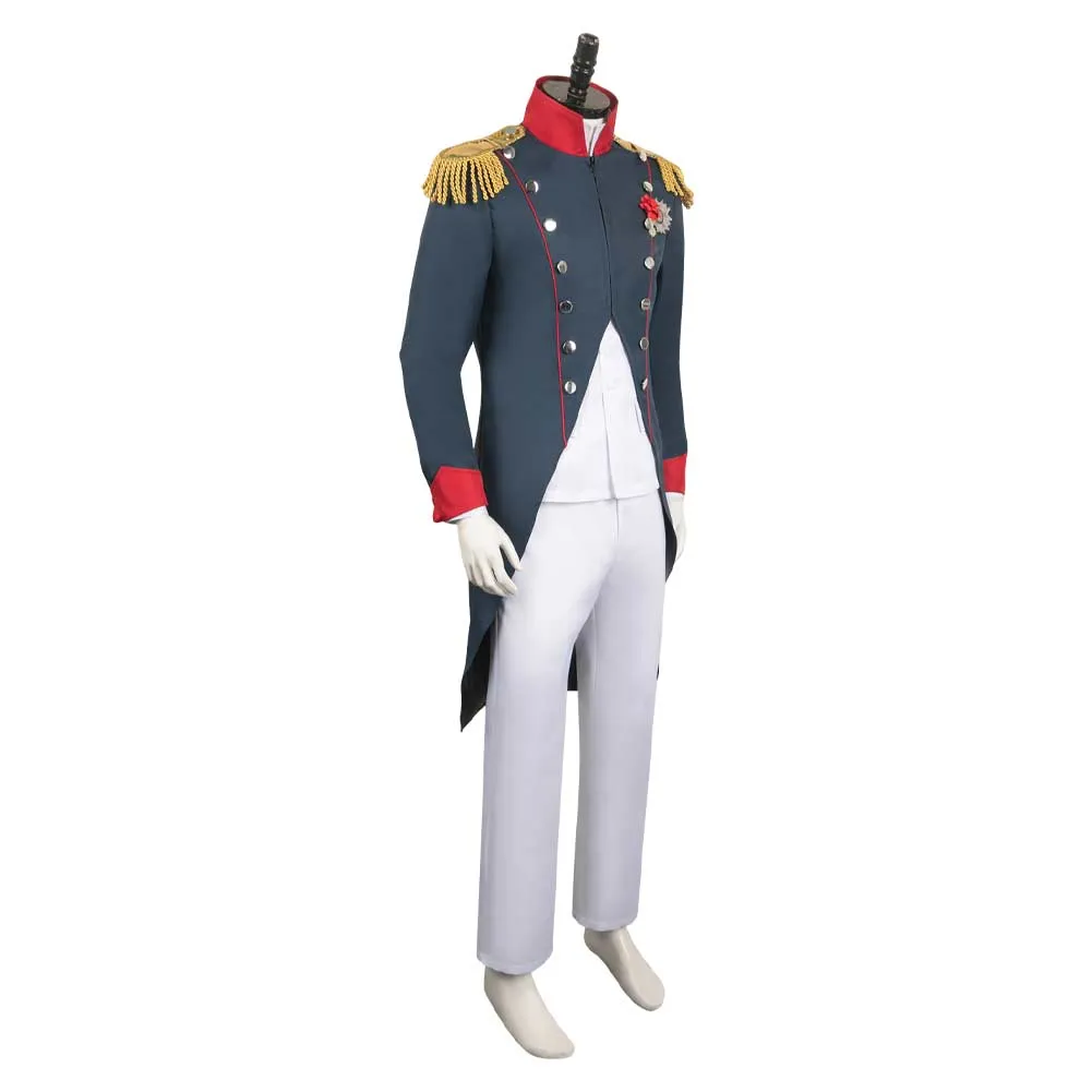 Napoleon Cyan Suit Cosplay Costume Outfits Halloween Carnival Suit