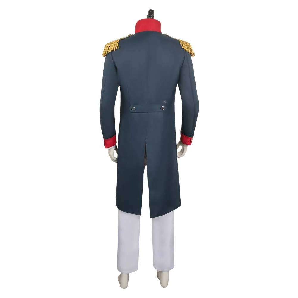 Napoleon Cyan Suit Cosplay Costume Outfits Halloween Carnival Suit