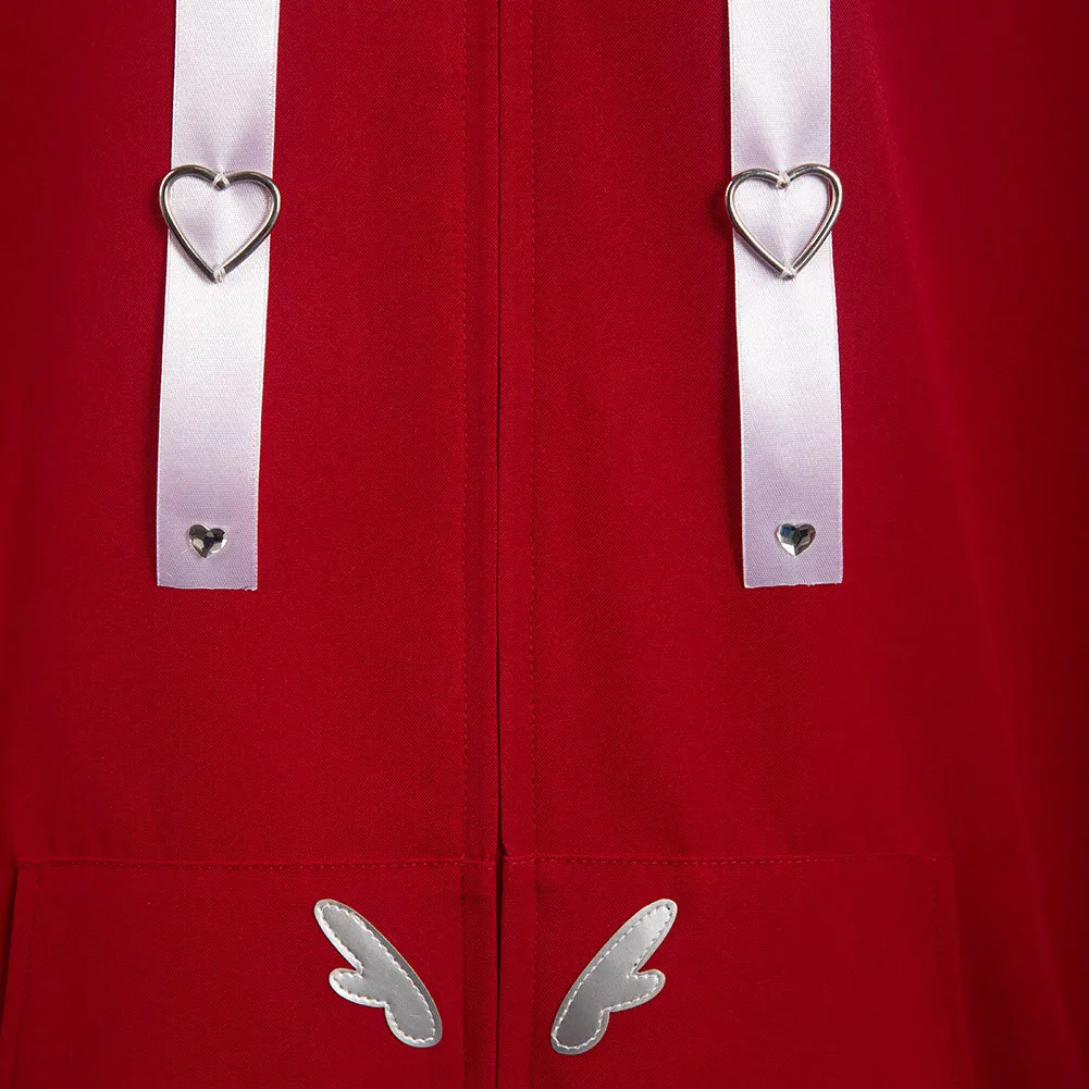 Needy Girl Overdose Ame Chan Red Sweater Cosplay Costume Halloween Carnival Suit