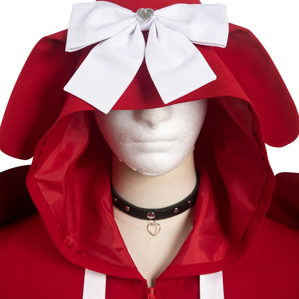 Needy Girl Overdose Ame Chan Red Sweater Cosplay Costume Halloween Carnival Suit