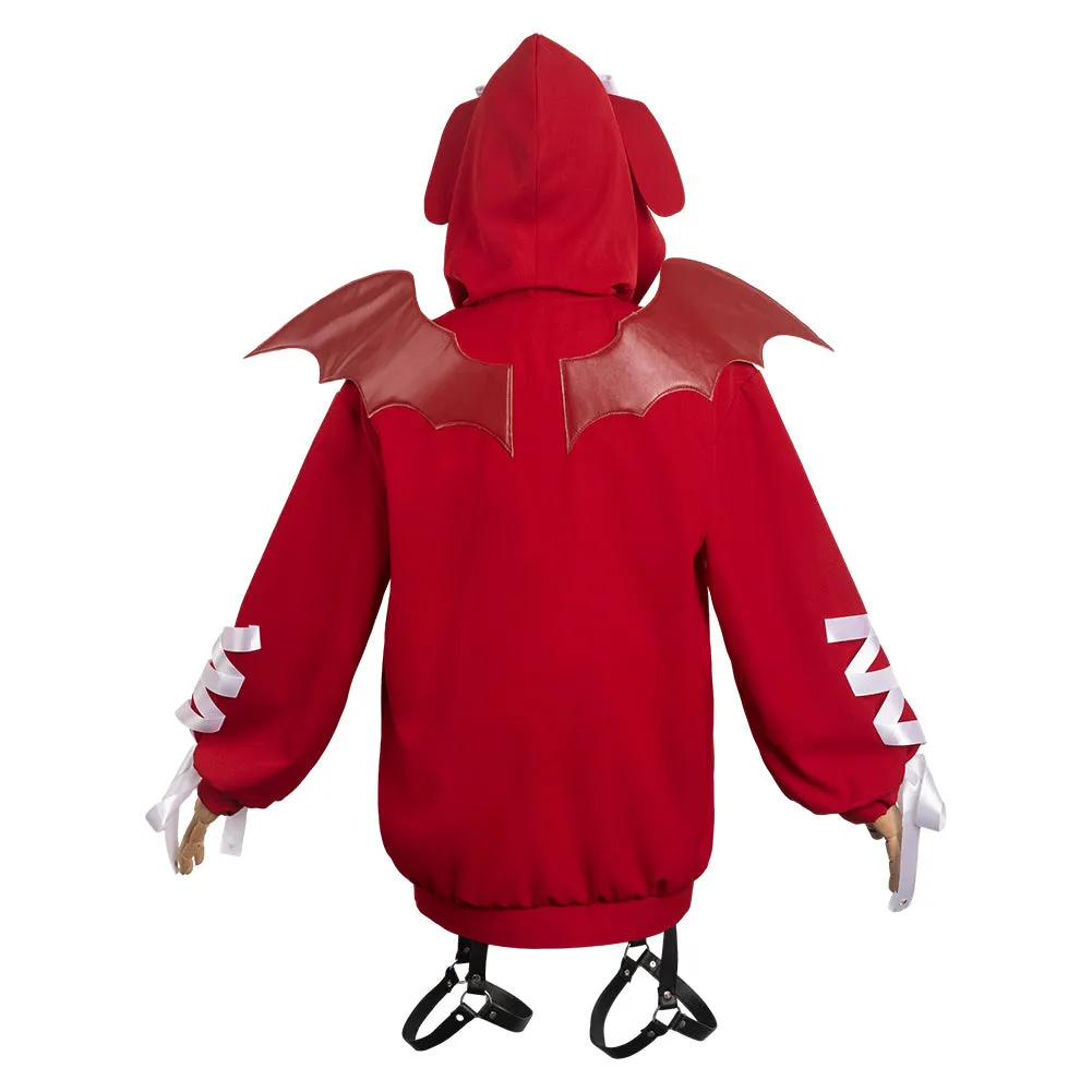 Needy Girl Overdose Ame Chan Red Sweater Cosplay Costume Halloween Carnival Suit