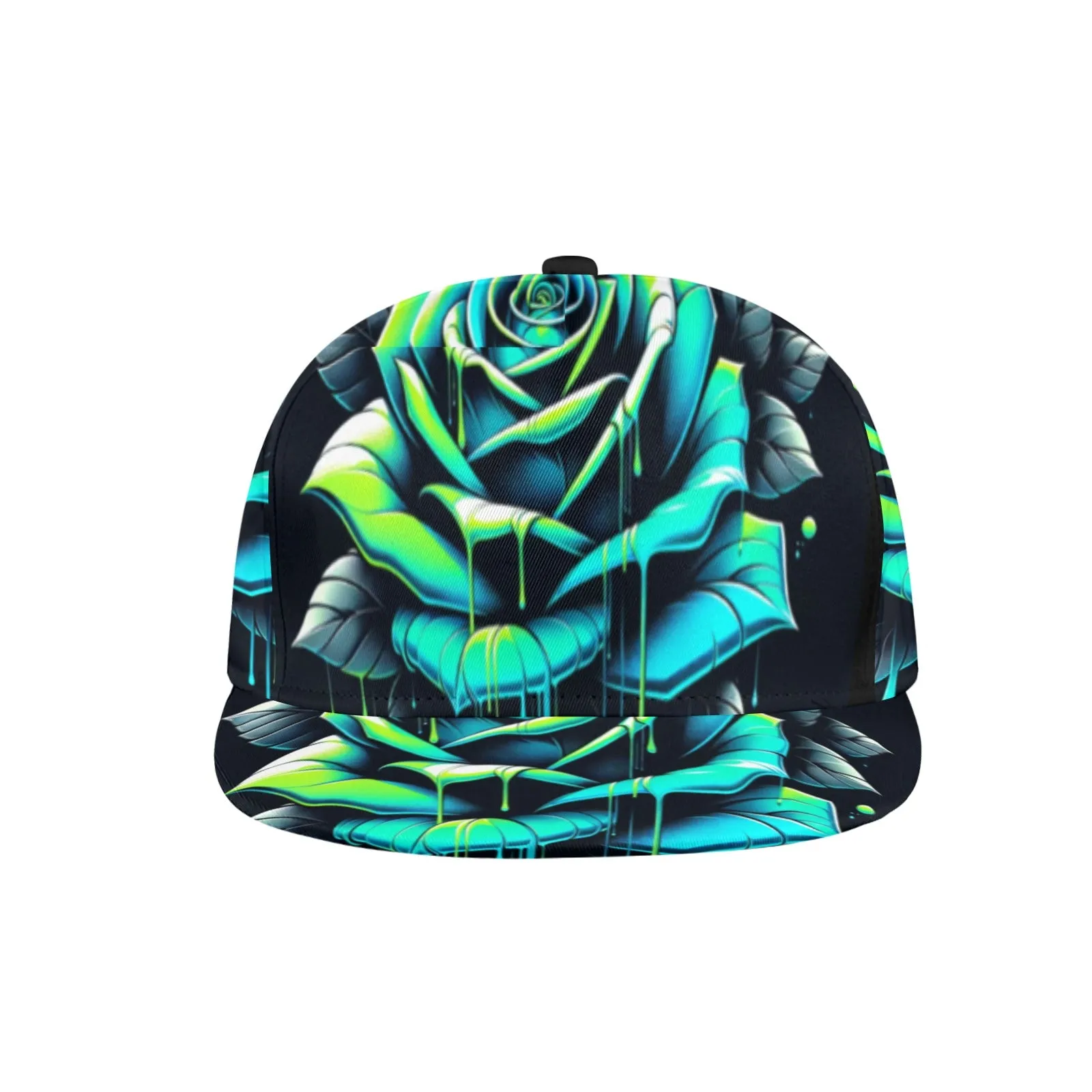 Neon Rose Snapback Hat