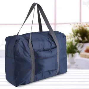 New 15L Large Capacity Foldable Travel Duffel Bag for Airlines Carry on Bag for Women and Girls Lightweight Large Capacity Sports Weekend Trip Deep Blue