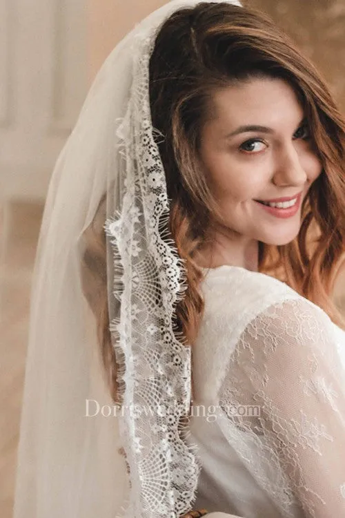 New Arrival Soft Eyelash Lace Veil Photography Modeling Photo Travel Veil Soft Yarn