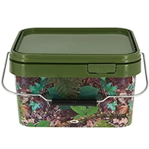NGT Square Camo Bait  Bucket