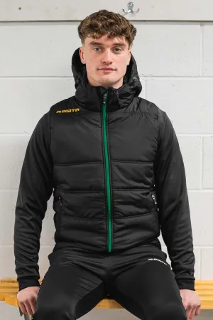 Nova Padded Jacket Black/Green/Amber