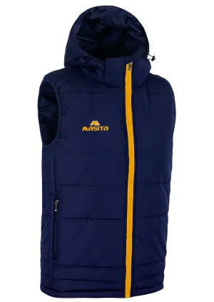 Nova Sleeveless Gilet Navy/Amber Kids