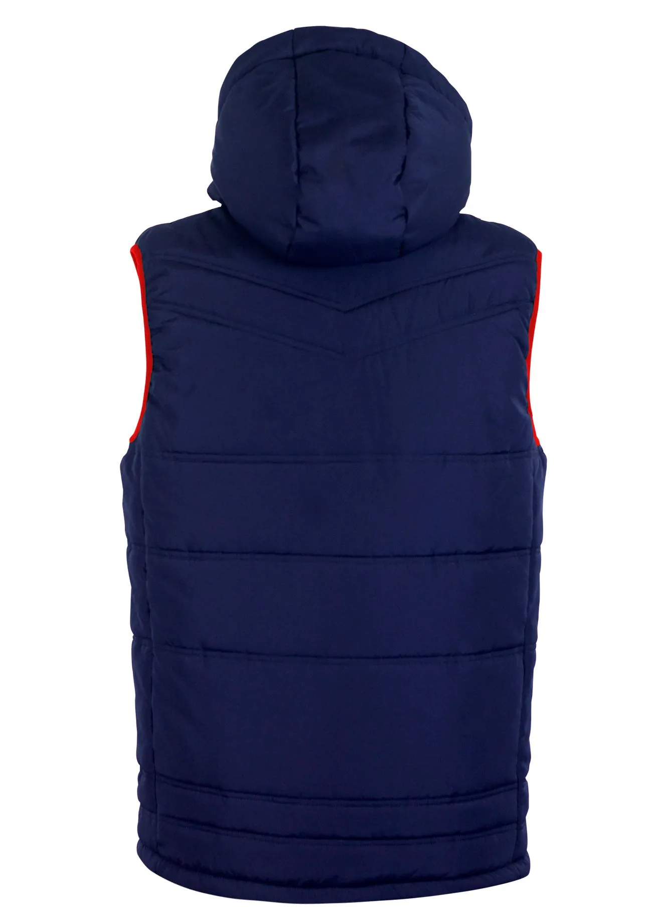 Nova Sleeveless Gilet Navy/Red Adult