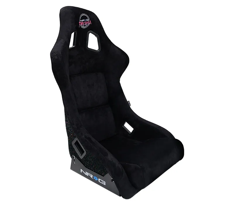NRG FRP-302BK-PRISMA Large Black Racing Seat