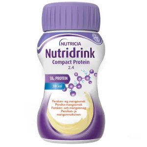 NUTRIDRINK Compact Protein Persikan- ja mangonmakuinen 4x125 ml