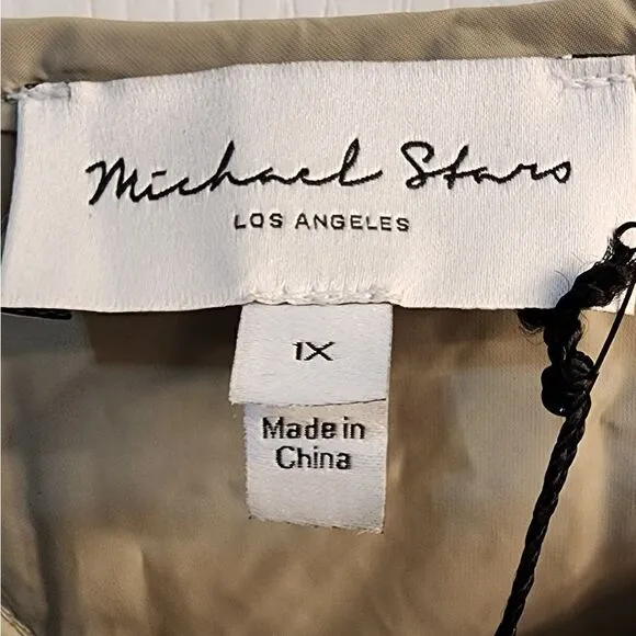 NWT Michael Stars Sonnet Snap-Front Quilted Coat