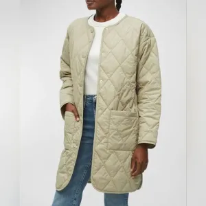 NWT Michael Stars Sonnet Snap-Front Quilted Coat