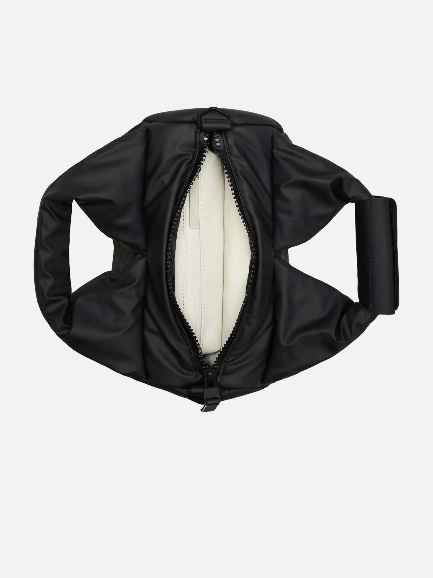 Nyssa Puffer Duffel Crossbody Mini W3 - Black