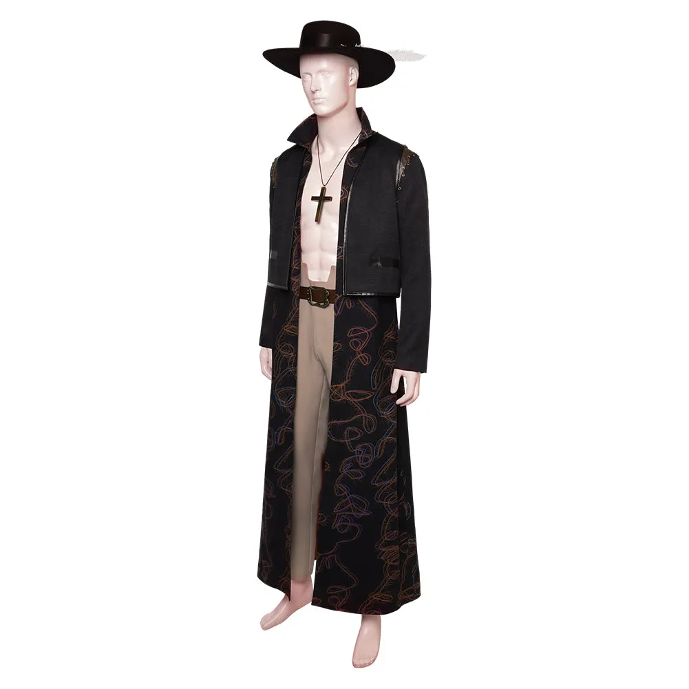 One Piece Dracule Mihawk Cosplay Costume Outfits Halloween Carnival Suit