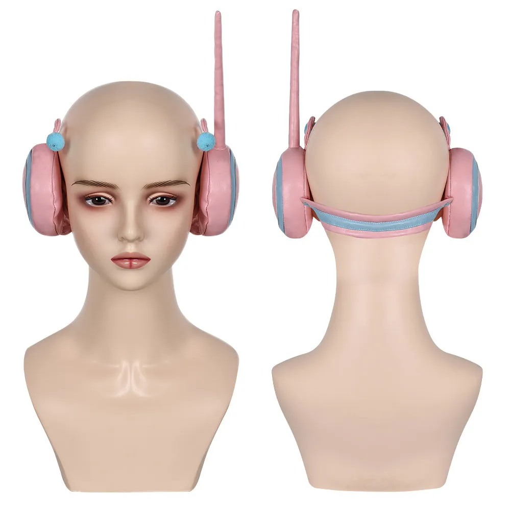 One Piece Nami Anime Character Cosplay Egghead Arc Pink Earmuffs Earphone Prop Halloween Carnival Costume Accessories