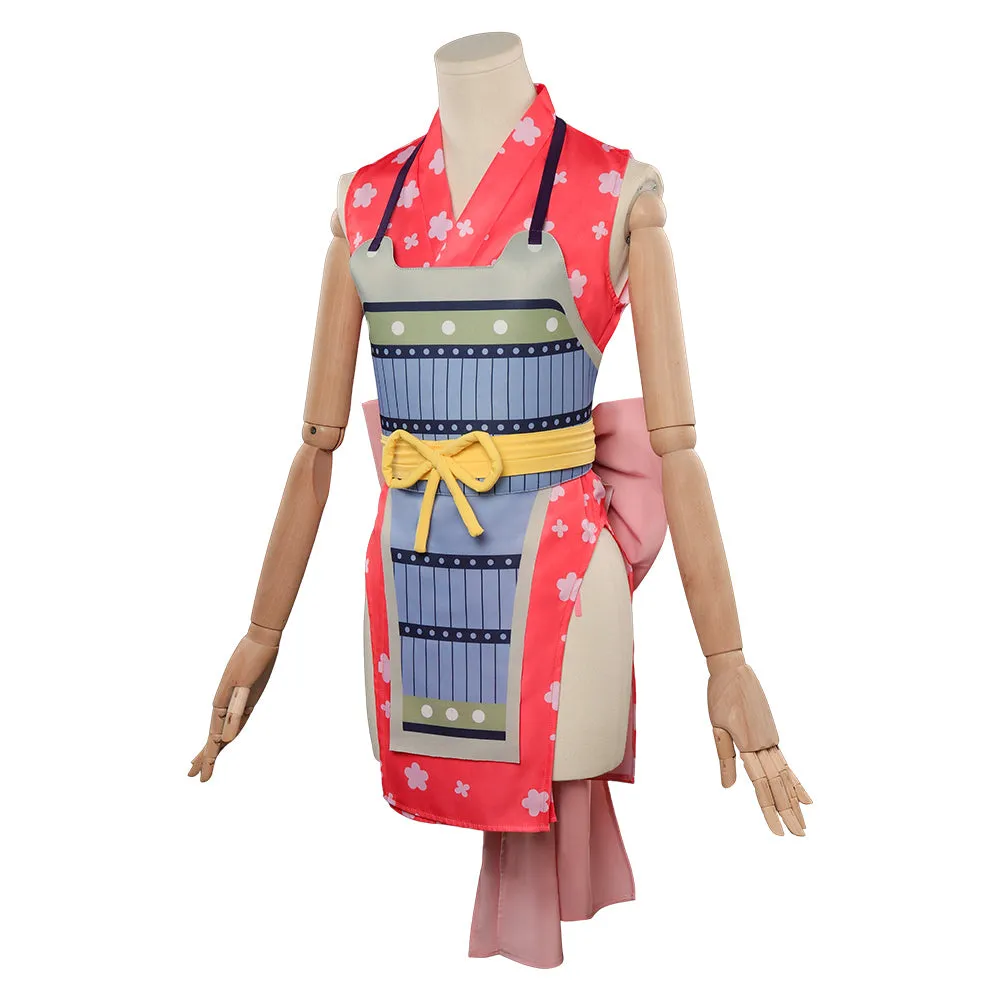 One Piece Nami Cosplay Costume Pink Outfits Halloween Carnival Suit