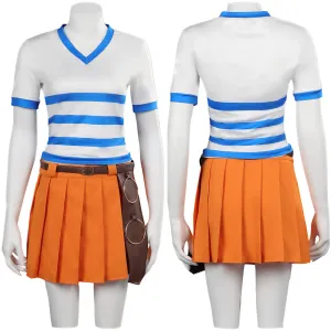 One Piece Nami Kids Children Cosplay Costume Outfits Halloween Carnival  Suit