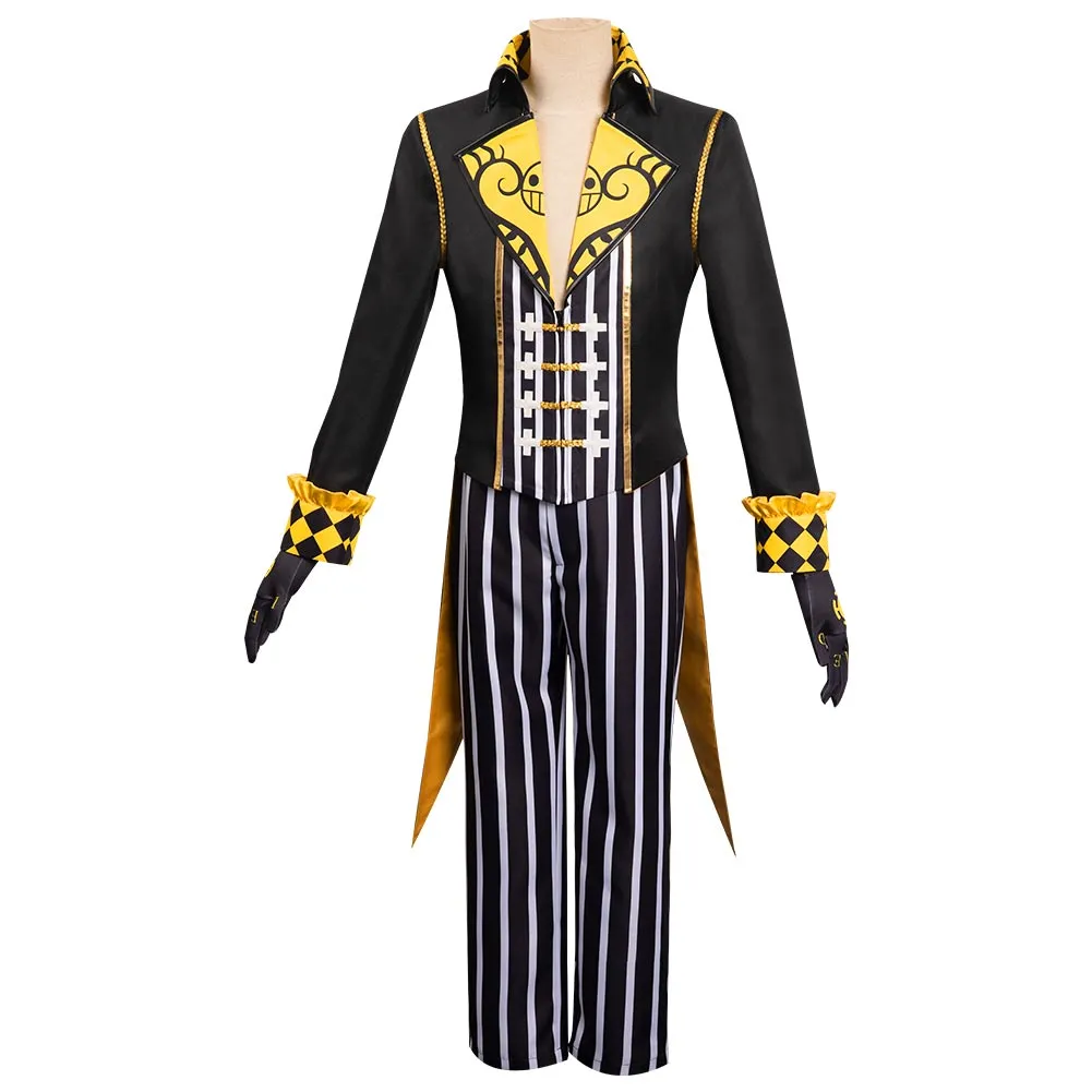 One Piece Trafalgar D. Water Law  Cosplay Costume  Set Fancy Outfit Halloween Carnival Suit
