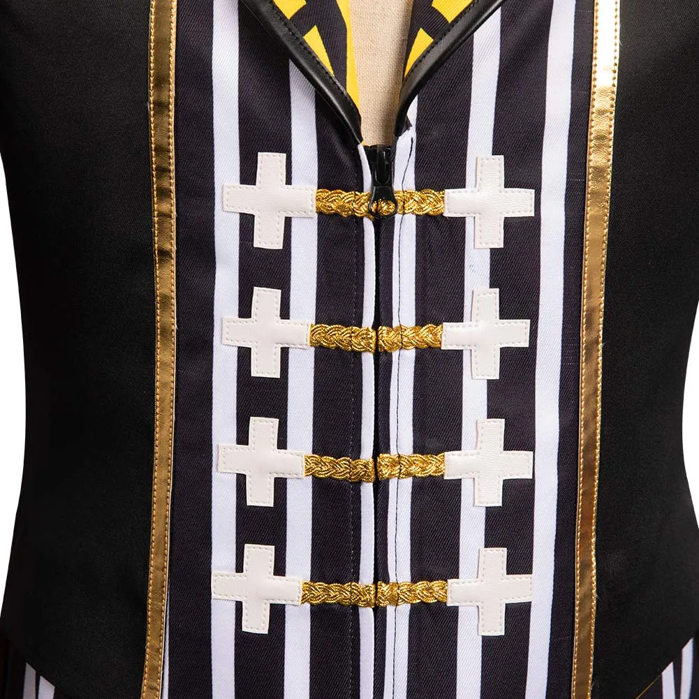One Piece Trafalgar D. Water Law  Cosplay Costume  Set Fancy Outfit Halloween Carnival Suit