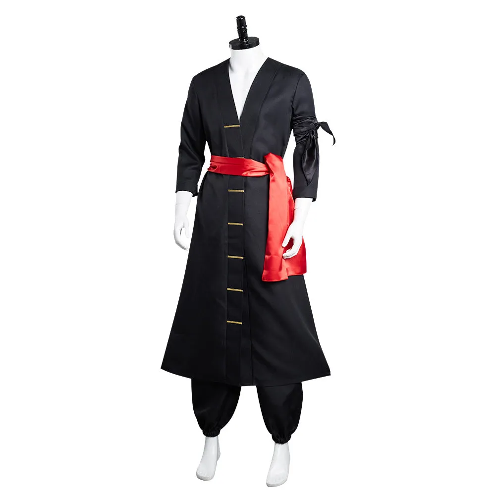 One Piece Wano Country Roronoa Zoro Kimono Outfits Cosplay Costume Halloween Carnival Suit