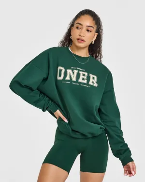 Oner Lightweight Sweatshirt | Racing Green