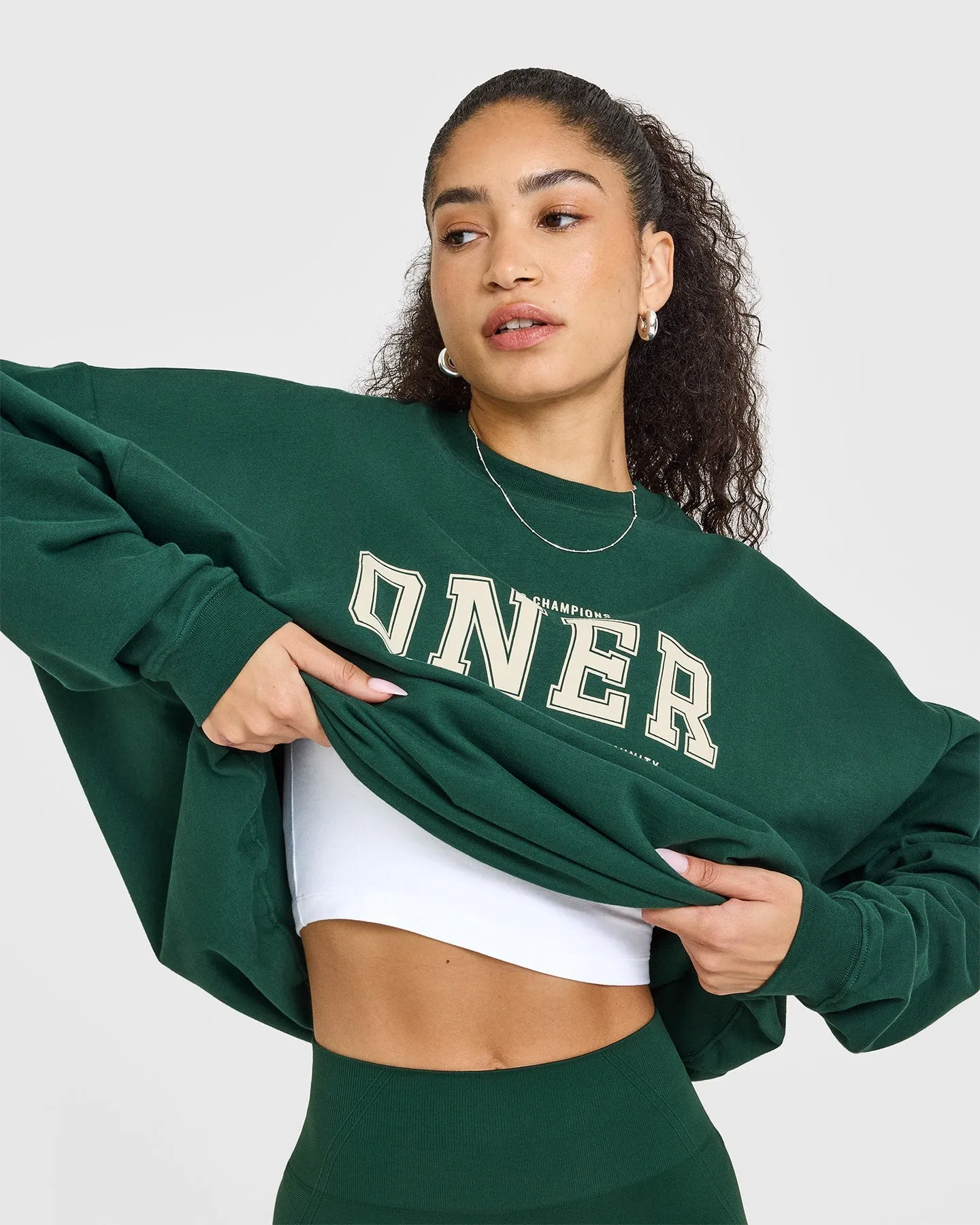 Oner Lightweight Sweatshirt | Racing Green
