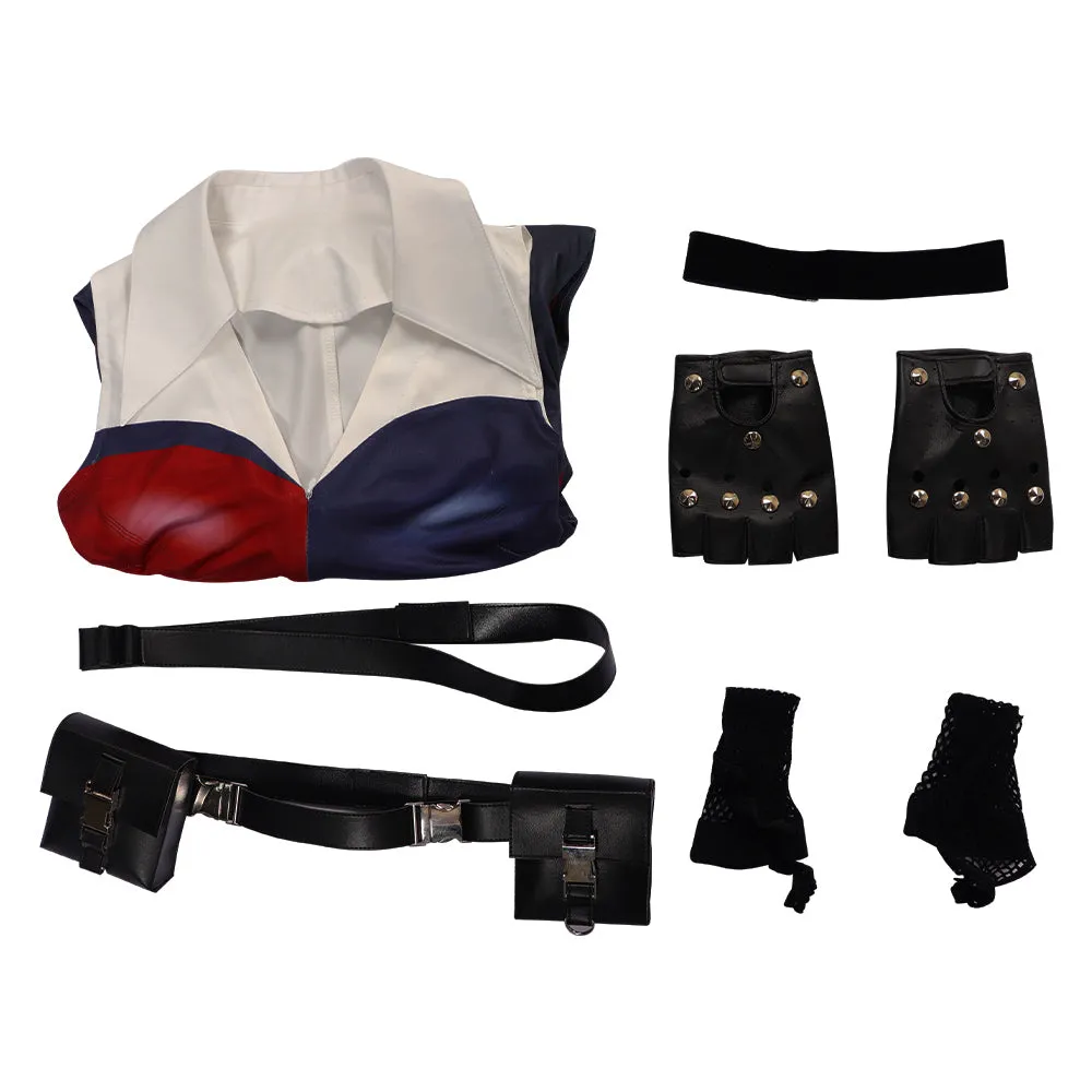 Onesies mortal kombat Harleen Cosplay Costume Outfits Halloween Carnival Party Suit