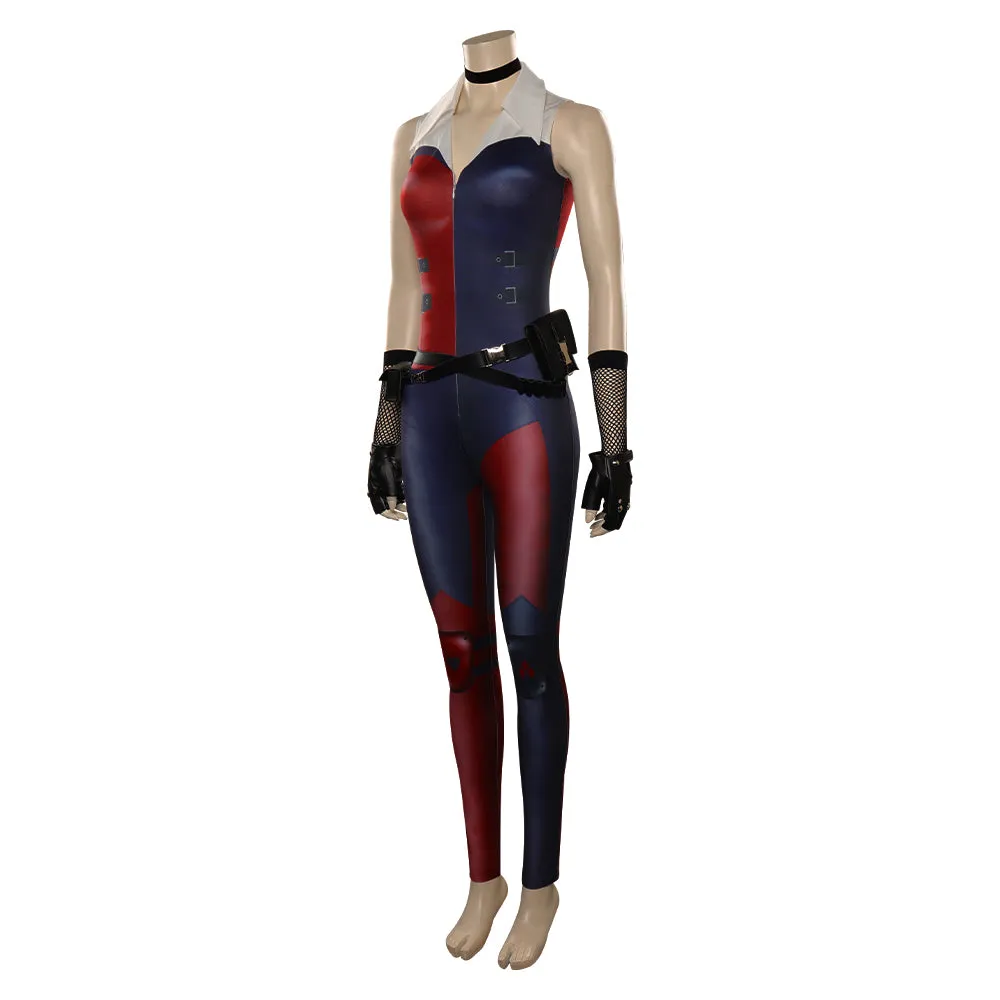 Onesies mortal kombat Harleen Cosplay Costume Outfits Halloween Carnival Party Suit