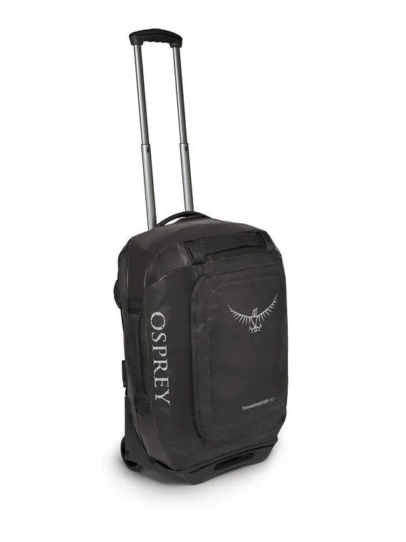 Osprey Transporter Carry-On Wheeled Duffle 40L - Black