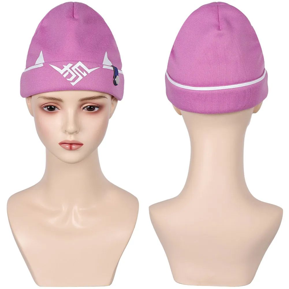 Overwatch Kiriko Cosplay Pink Hat Costume Accessories Outfits
