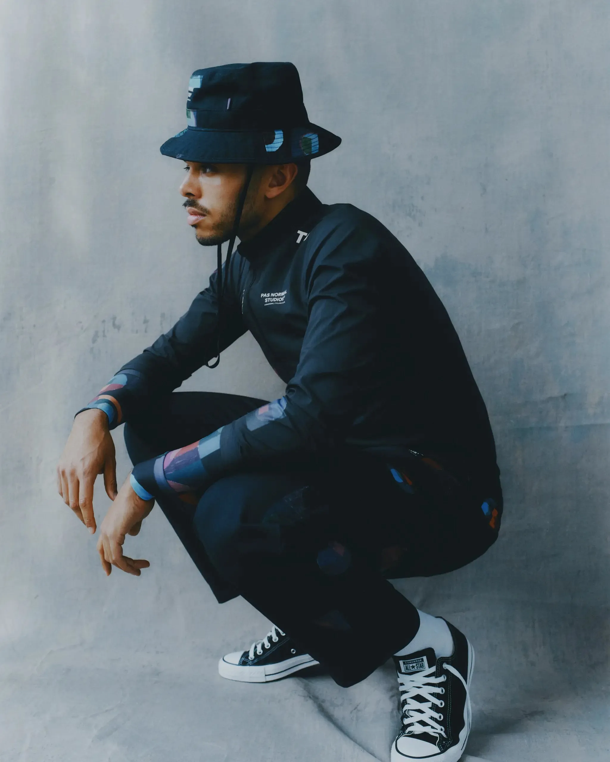 Pas Normal Studios - T.K.O. Off-Race Bucket Hat - Charcoal