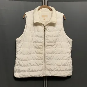 PD-Women's Michael Kors puffer Vest 1X White plus size