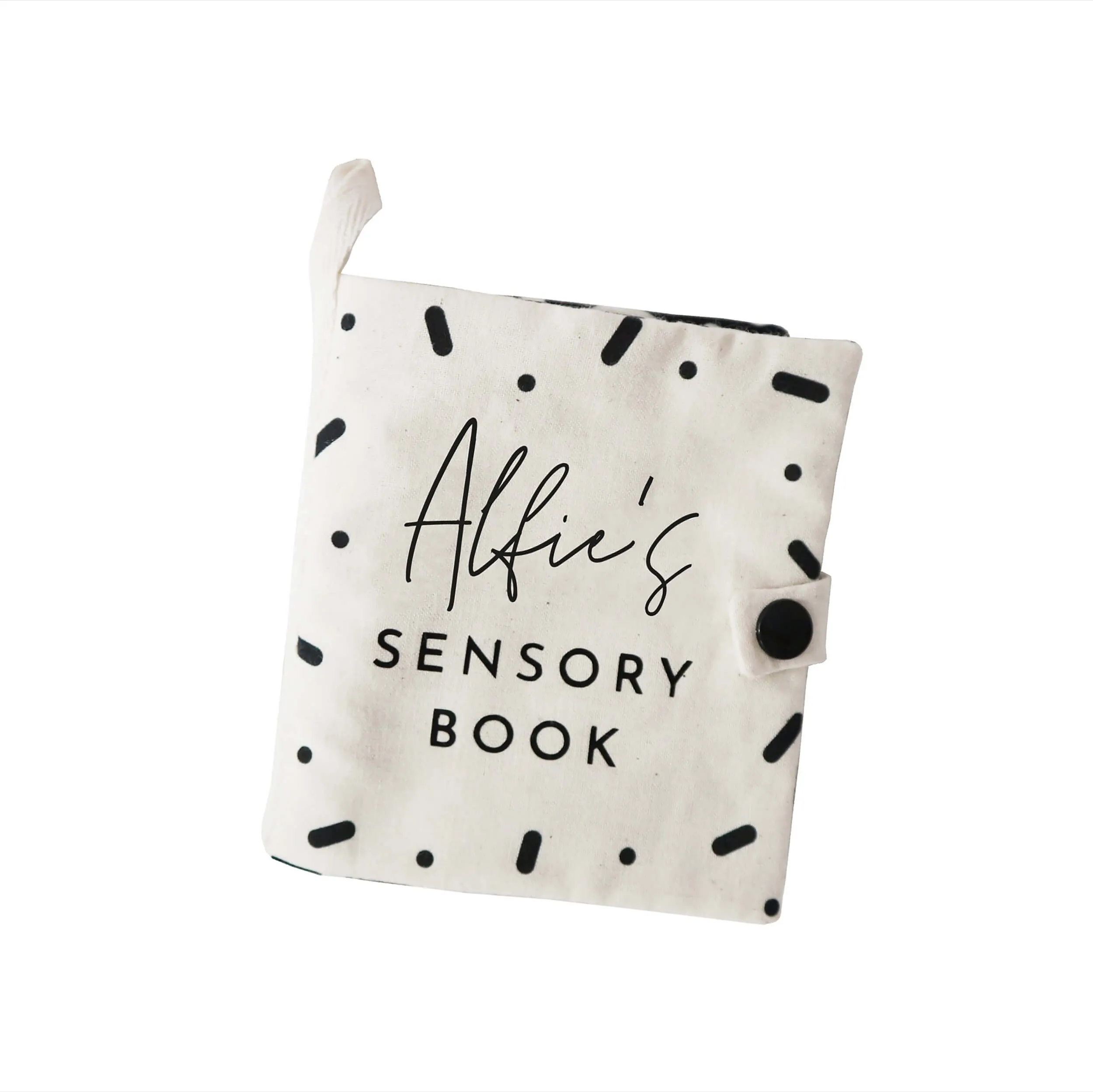 Personalised sensory soft crinkle baby book