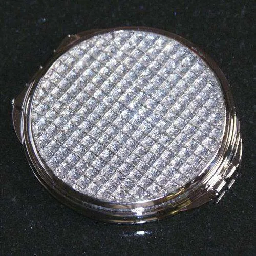 Personalized Bridesmaids Crystal Compact Mirror