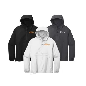 Phi Mu Delta Windbreaker - Greek Letters