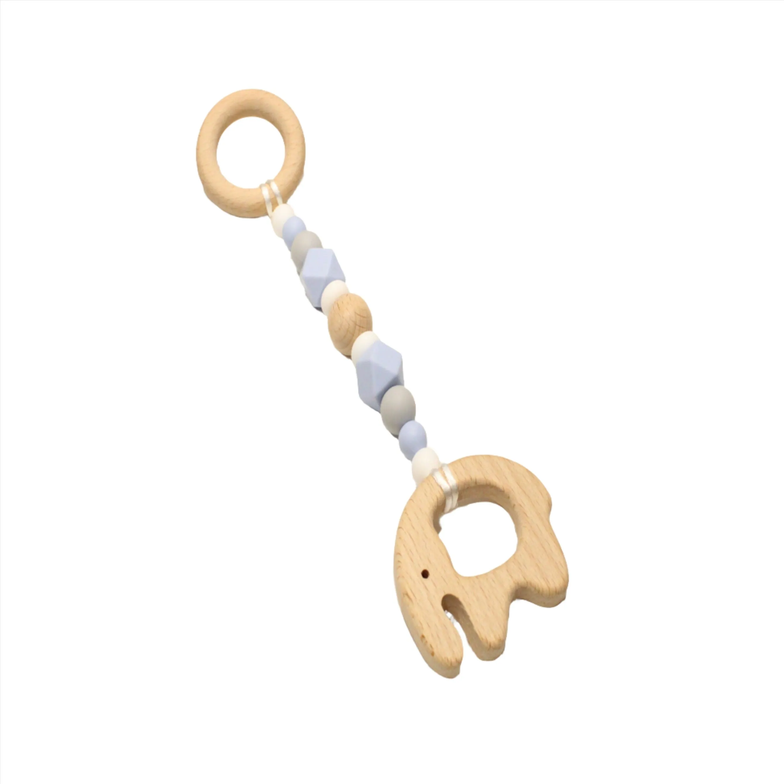 Play Gym Hanging Elephant - Pale Blue